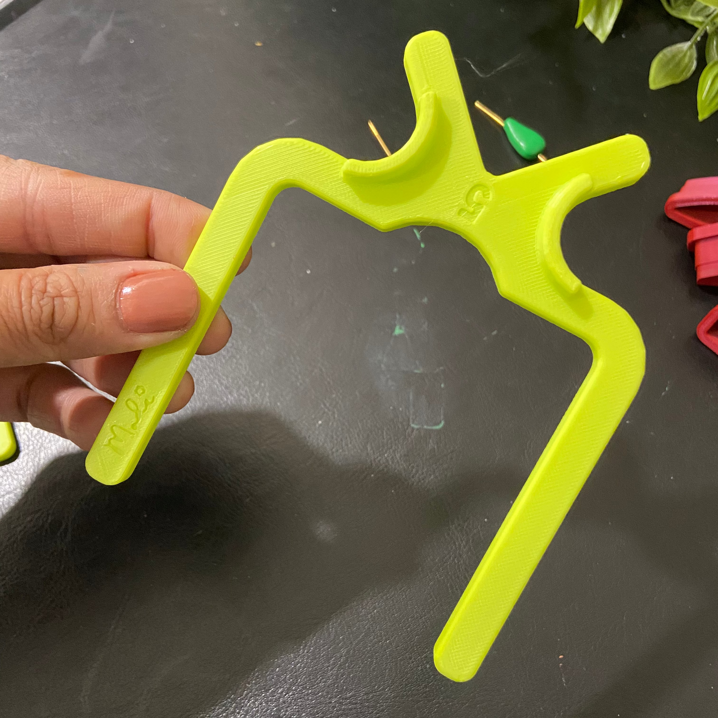 Bead, Charm Hole Marker | Lippan Art | Art Dry Clay | Polymer Clay