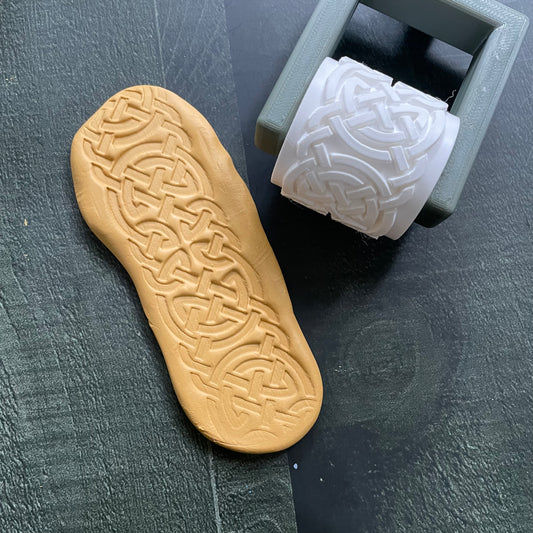 D12 - Texture Roller for Clay, Fondant or Pottery - ClartStudios - Polymer clay Jewellery
