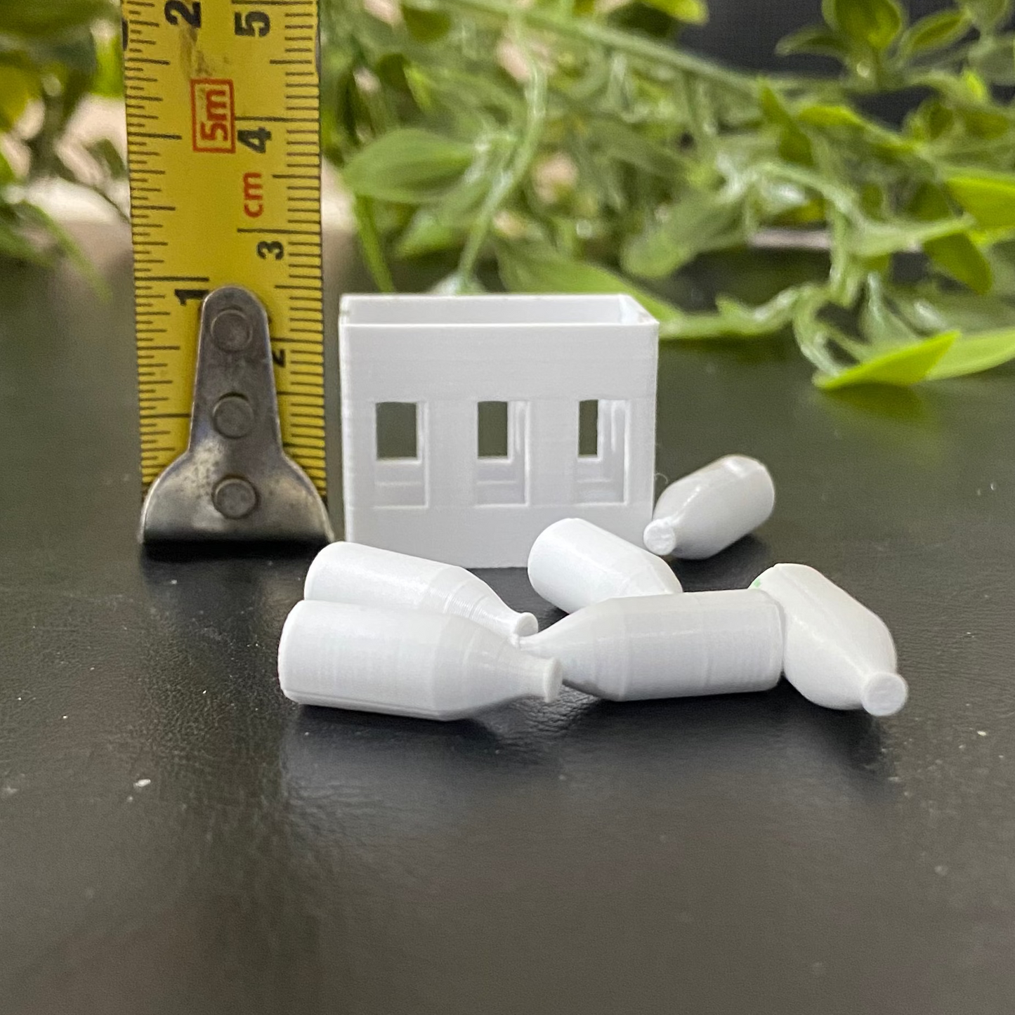 Mini bottle crate with 6 Bottles - Dollhouse  - M016