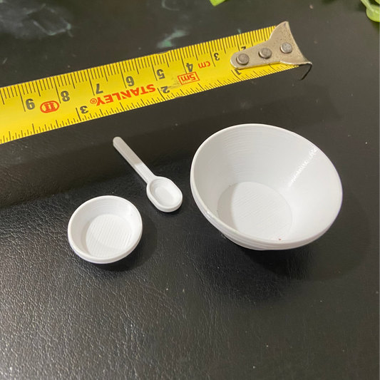 Cereal Bow Cooking Set - Dollhouse  - M020