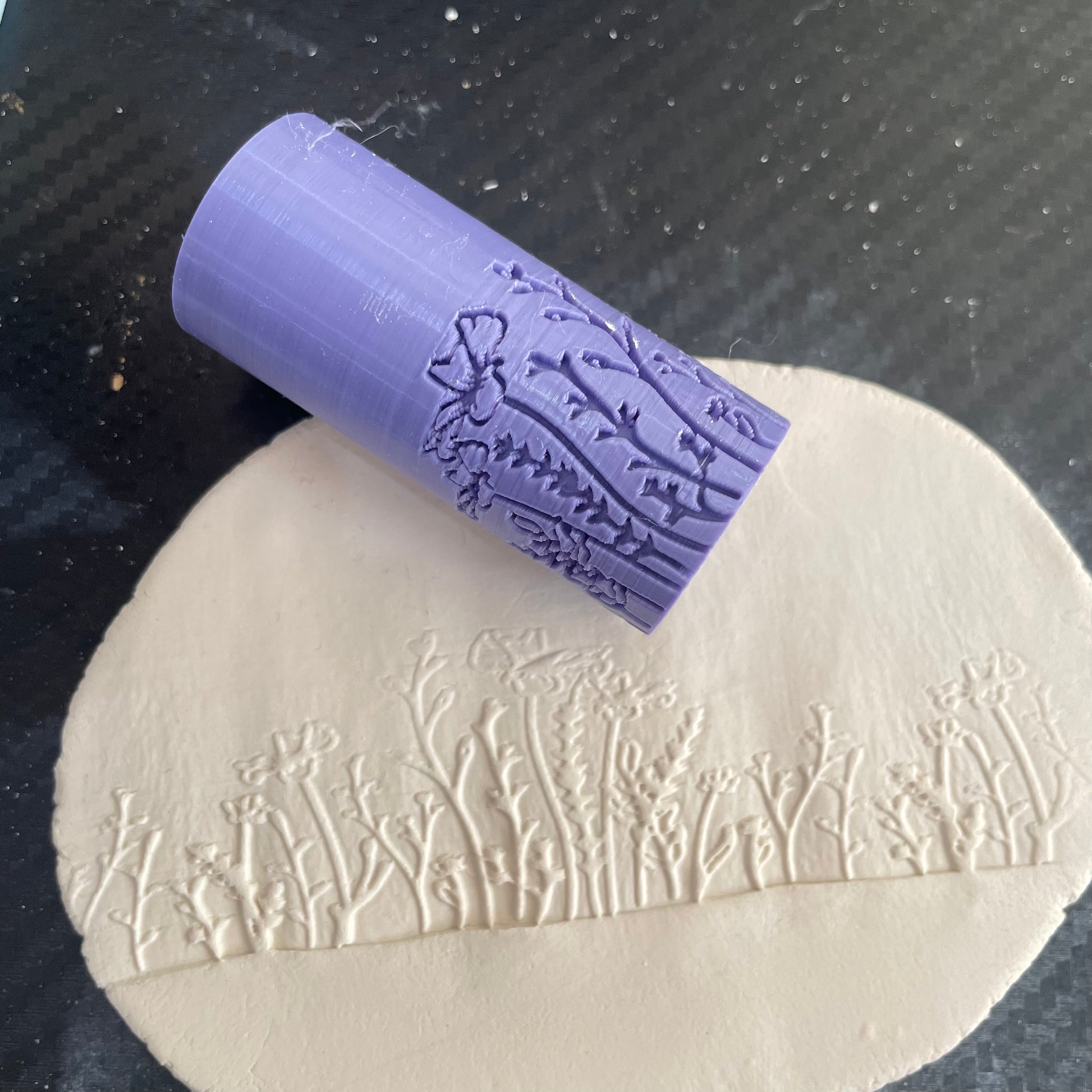 TR 20 - Mini Flower Pattern- 5 | Texture Roller - ClartStudios - Polymer clay Jewellery