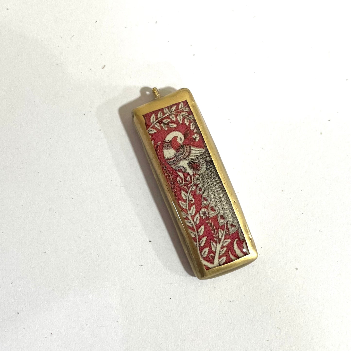 Traditional Peacock- Cold Porcelain Charms Pendant  (Dispatch Time 4-5 days) - ClartStudios - Polymer clay Jewellery