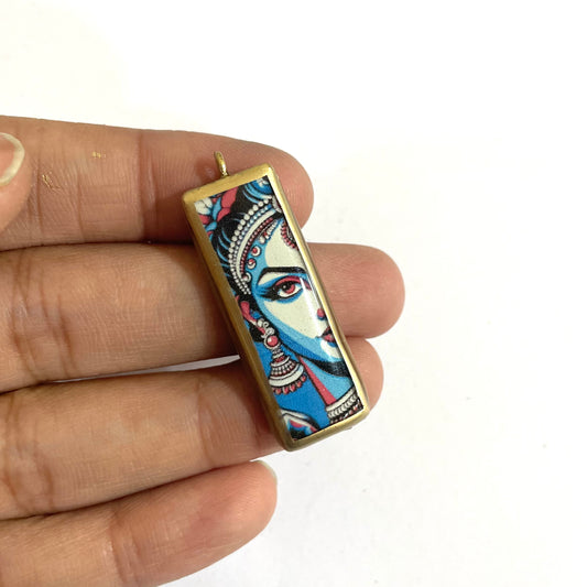 Traditional Dancer- Cold Porcelain Charms Pendant  (Dispatch Time 4-5 days) - ClartStudios - Polymer clay Jewellery