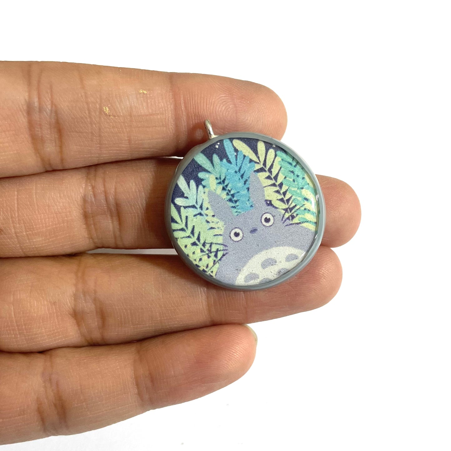 Totoro anime - Cold Porcelain Charms Pendant  (Dispatch Time 4-5 days) - ClartStudios - Polymer clay Jewellery