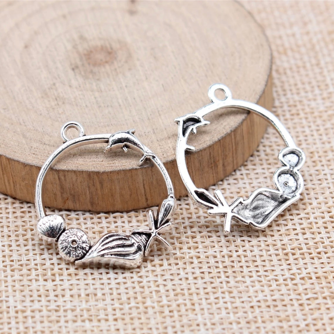 GSC15 - Sea Themed Connector - ClartStudios - Polymer clay Jewellery