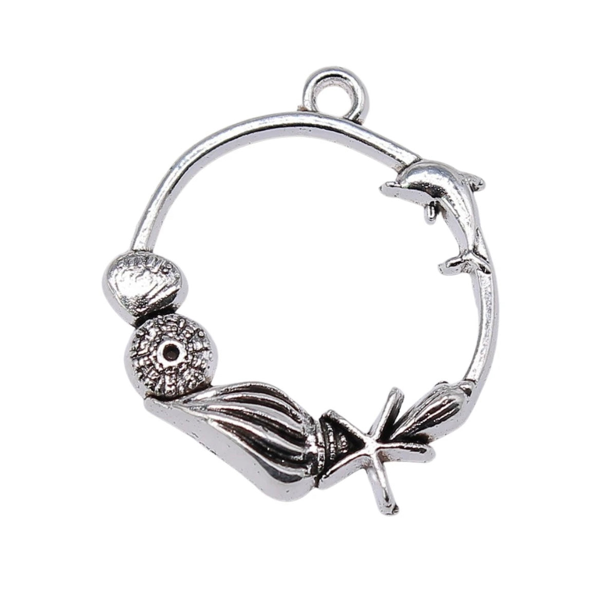 GSC15 - Sea Themed Connector - ClartStudios - Polymer clay Jewellery