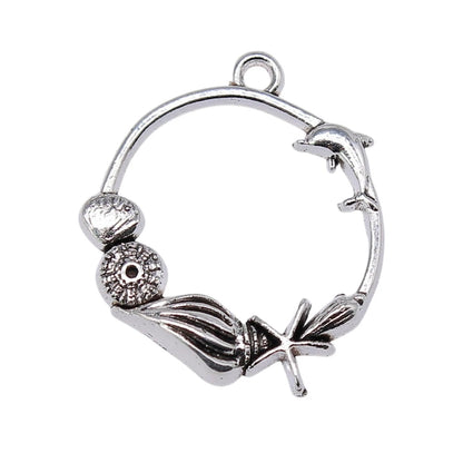 GSC15 - Sea Themed Connector - ClartStudios - Polymer clay Jewellery