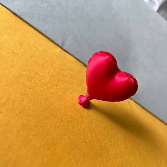 3D10 - 3D Red Ballon Charm - ClartStudios - Polymer clay Jewellery