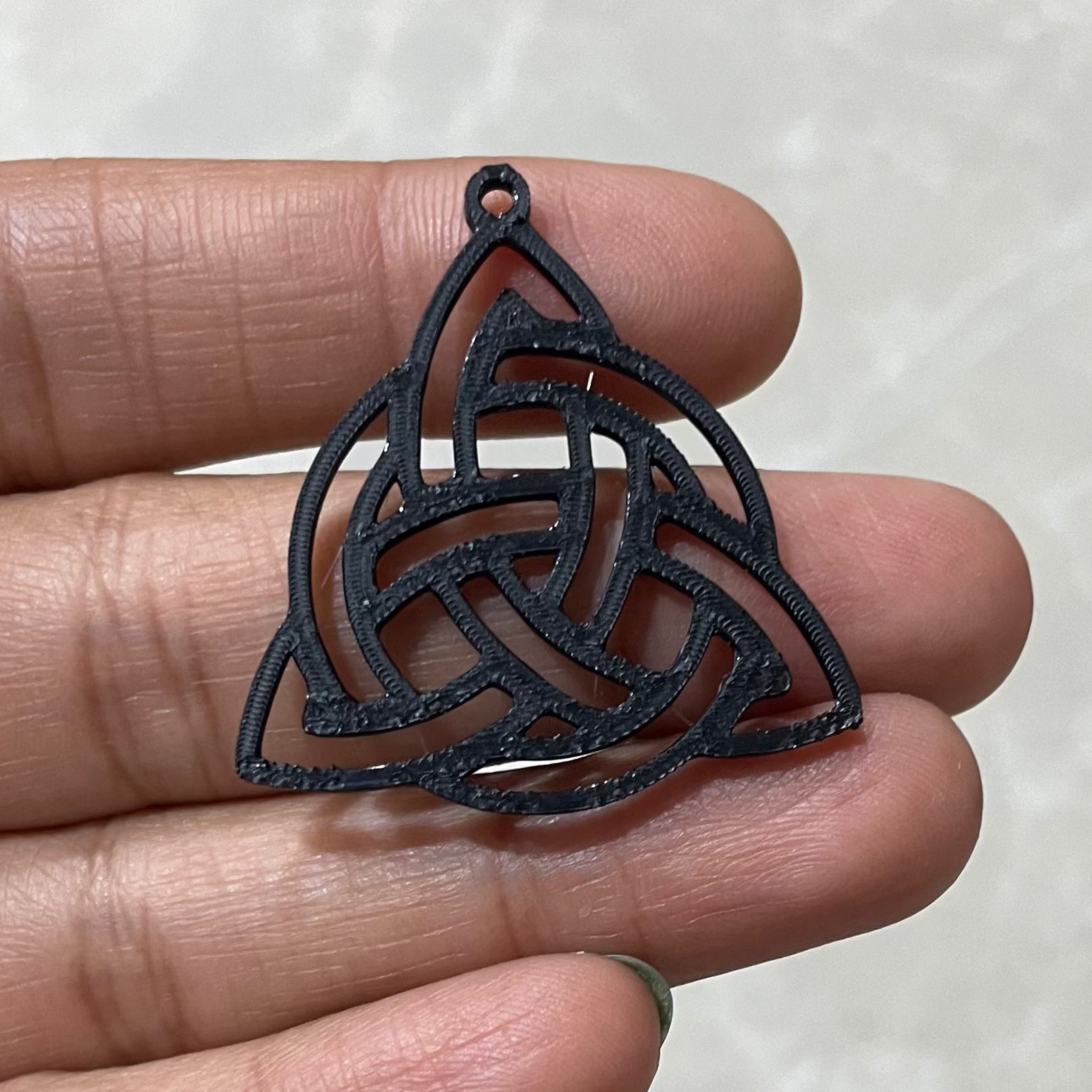 PB024 - Triangle Waves Stain glass Plastic Bezel for resin art - ClartStudios - Polymer clay Jewellery