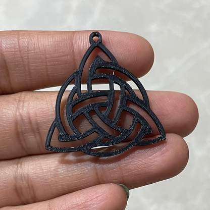 PB024 - Triangle Waves Stain glass Plastic Bezel for resin art - ClartStudios - Polymer clay Jewellery