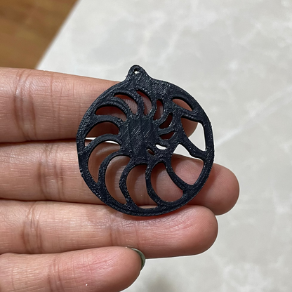 PB020 - Patterned Circle Stain glass Plastic Bezel for resin art - ClartStudios - Polymer clay Jewellery