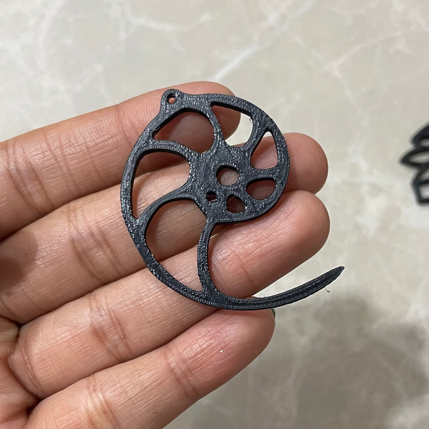 PB06 - Shell Stain glass Plastic Bezel for resin art - ClartStudios - Polymer clay Jewellery