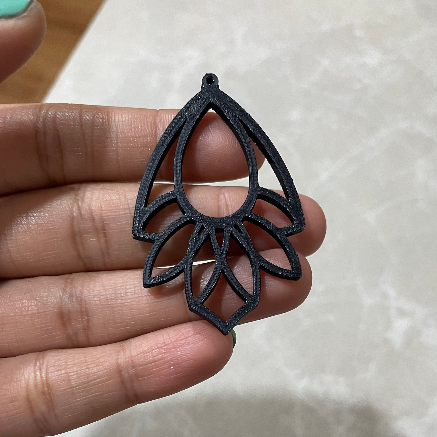 PB015 - Classic Stain glass Plastic Bezel for resin art - ClartStudios - Polymer clay Jewellery