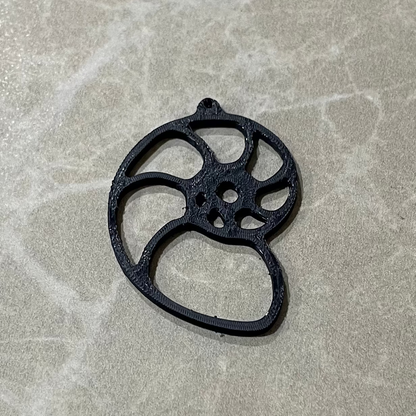 PB013 - Moon Stain glass Plastic Bezel for resin art - ClartStudios - Polymer clay Jewellery