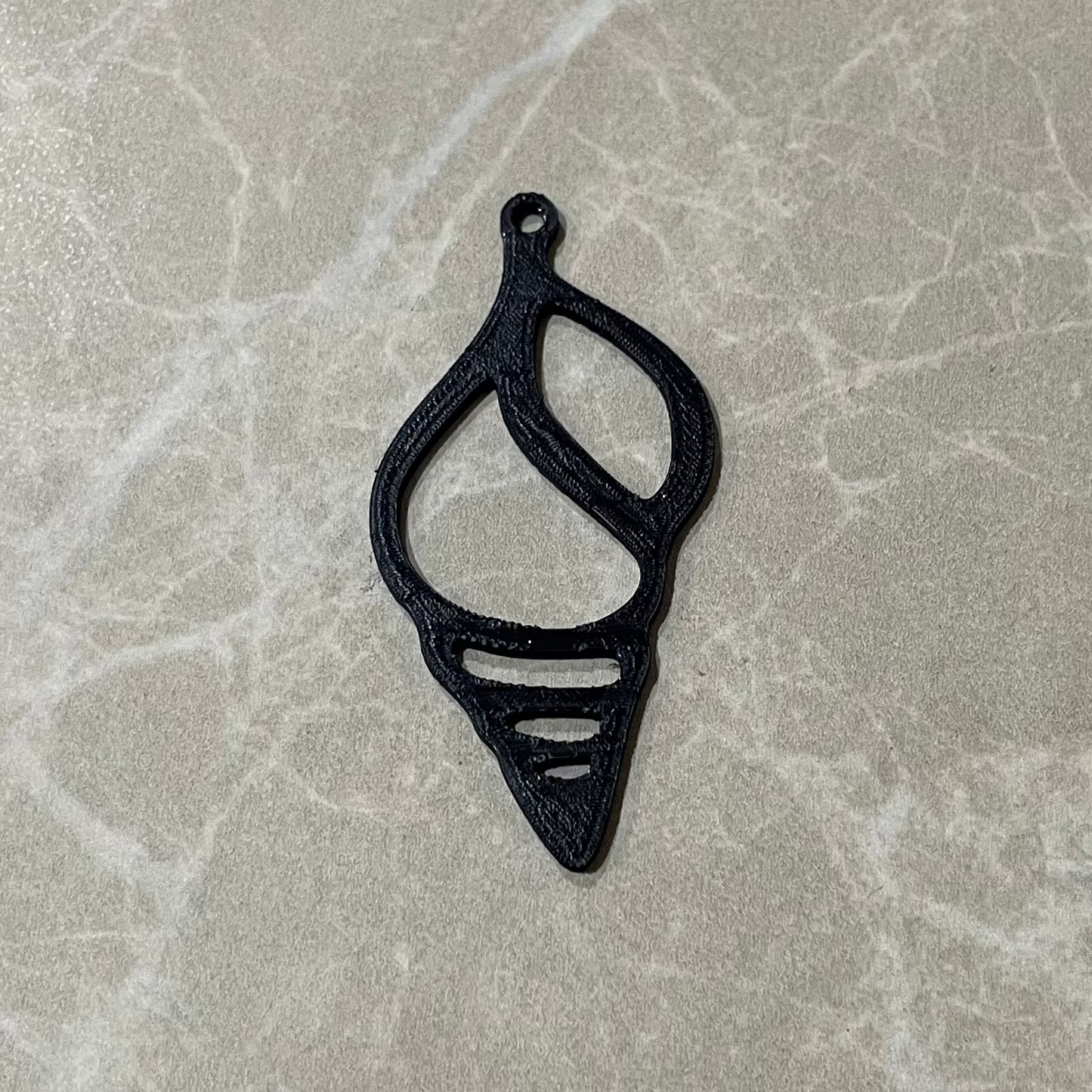 PB05 - Shell Stain glass Plastic Bezel for resin art - ClartStudios - Polymer clay Jewellery