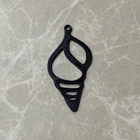 PB05 - Shell Stain glass Plastic Bezel for resin art - ClartStudios - Polymer clay Jewellery