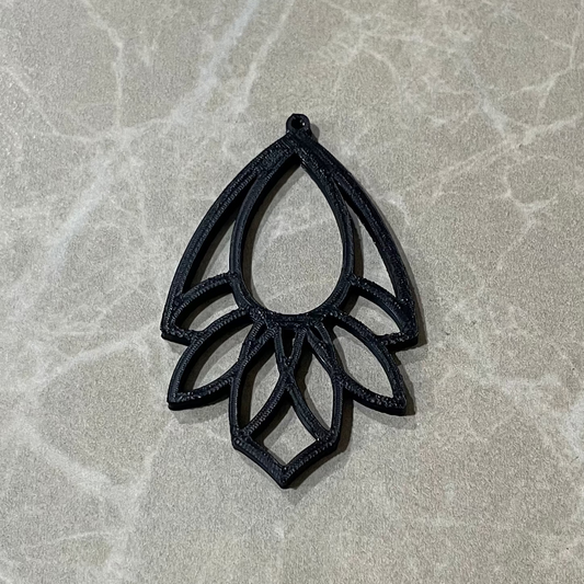 PB015 - Classic Stain glass Plastic Bezel for resin art - ClartStudios - Polymer clay Jewellery