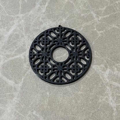 PB02 - Classic Stain glass Plastic Bezel for resin art - ClartStudios - Polymer clay Jewellery