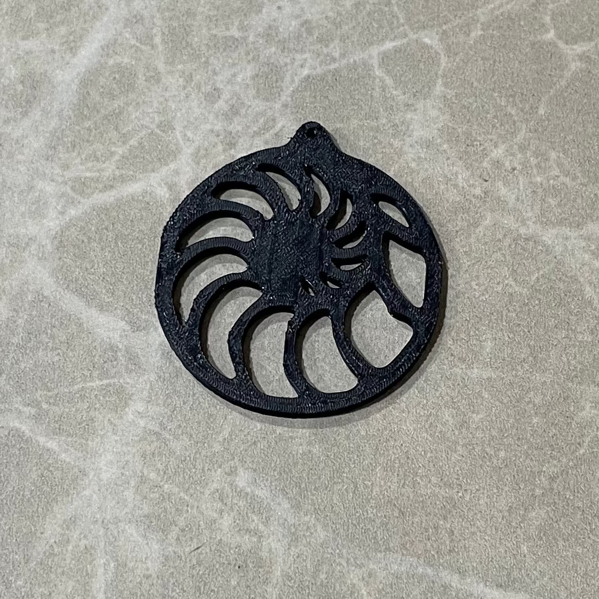 PB020 - Patterned Circle Stain glass Plastic Bezel for resin art - ClartStudios - Polymer clay Jewellery