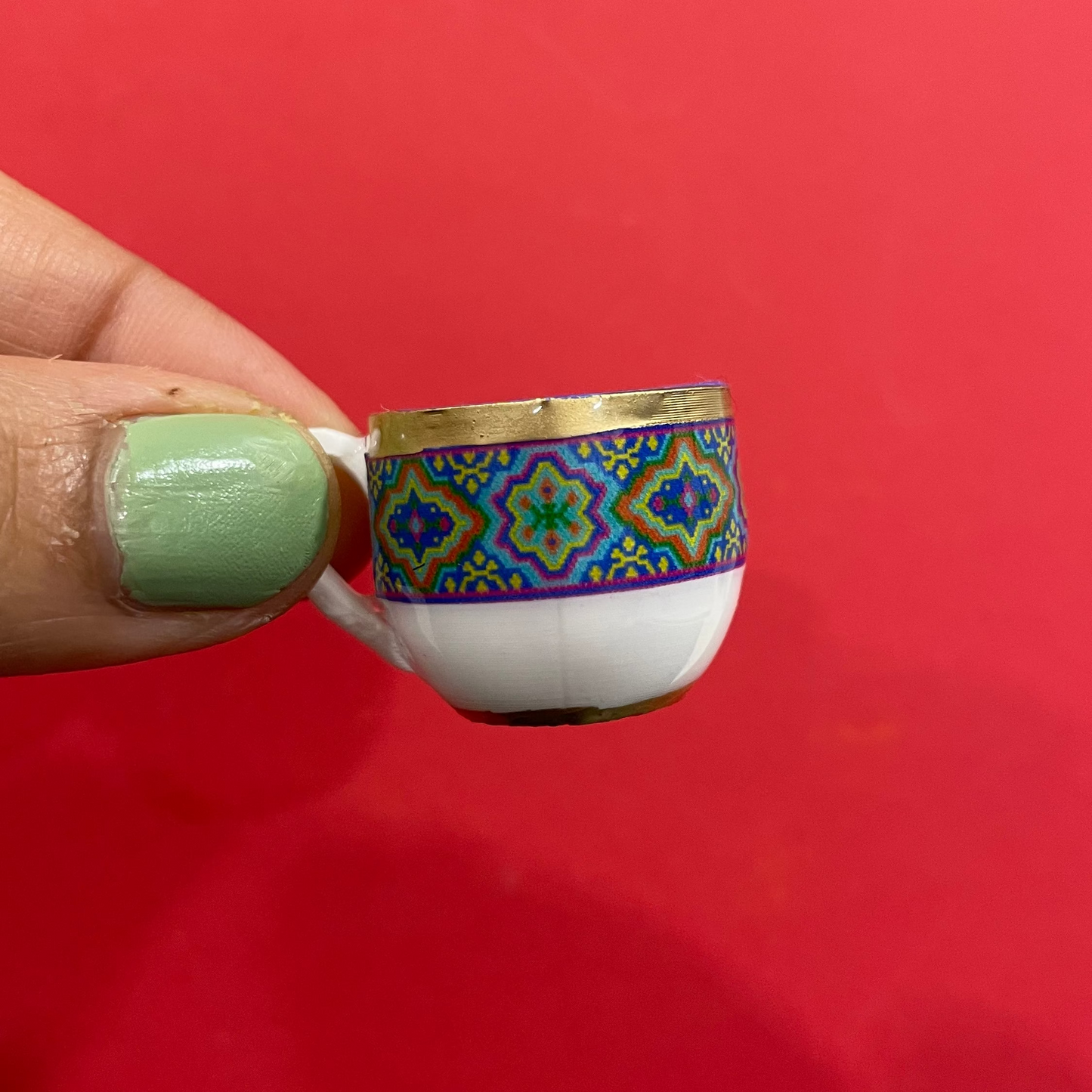 R006 - Resin Cup Charm - Waterproof & Adorable (20mm × 30mm) - ClartStudios - Polymer clay Jewellery