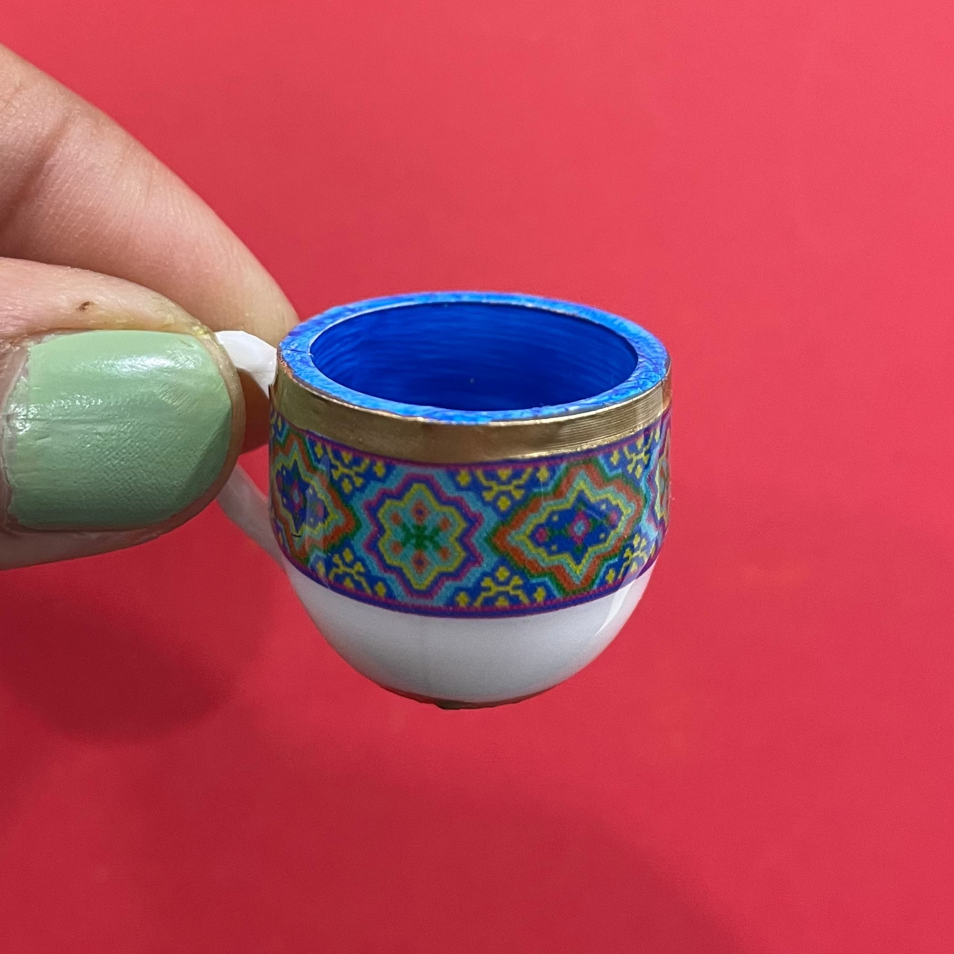 R006 - Resin Cup Charm - Waterproof & Adorable (20mm × 30mm) - ClartStudios - Polymer clay Jewellery