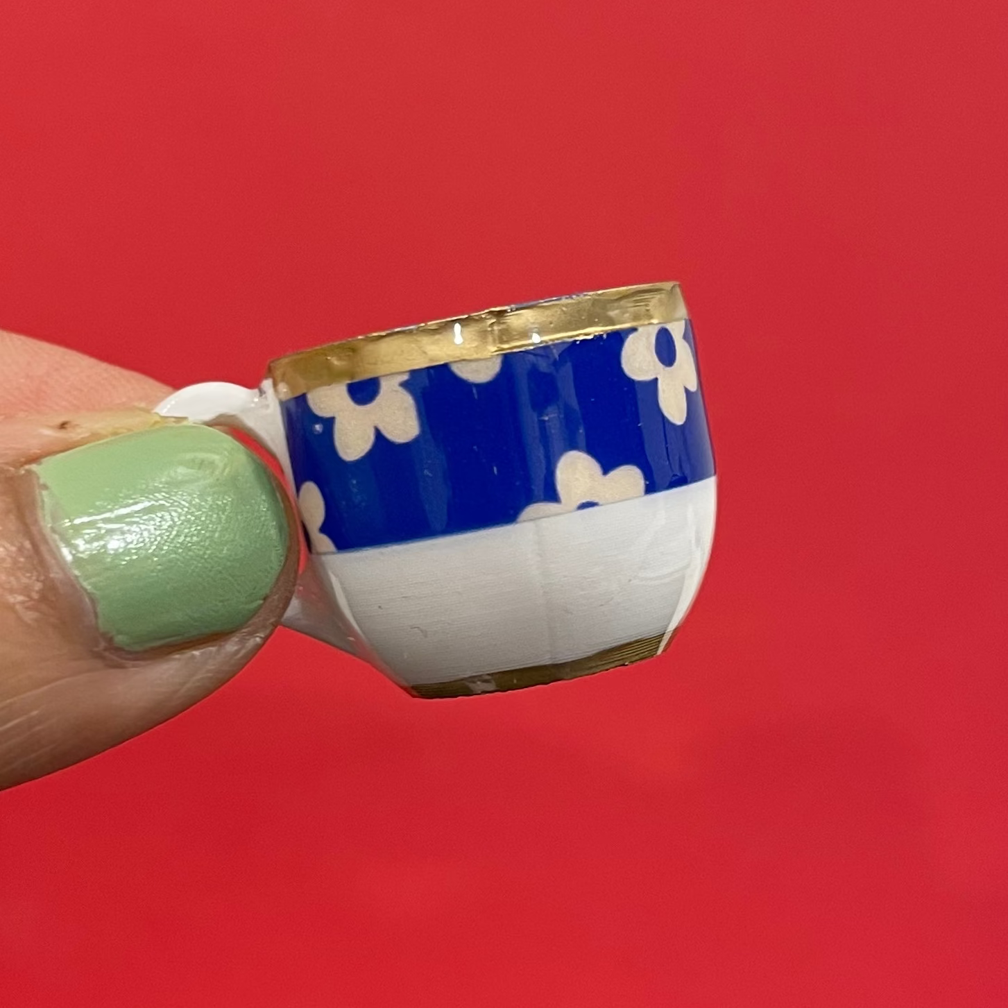 R004 - Resin Cup Charm - Waterproof & Adorable (20mm × 30mm) - ClartStudios - Polymer clay Jewellery