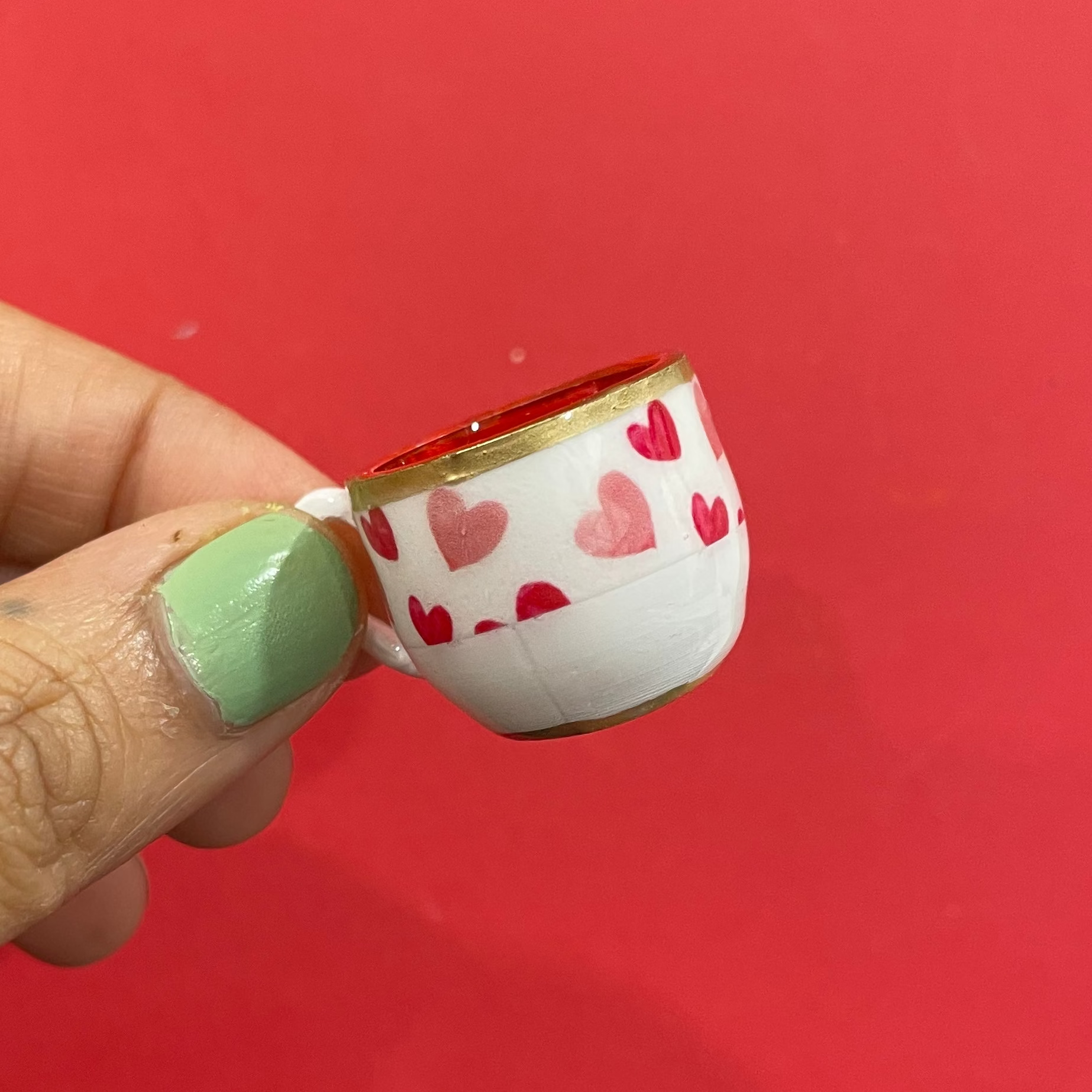 R001 - Resin Cup Charm - Waterproof & Adorable (20mm × 30mm) - ClartStudios - Polymer clay Jewellery