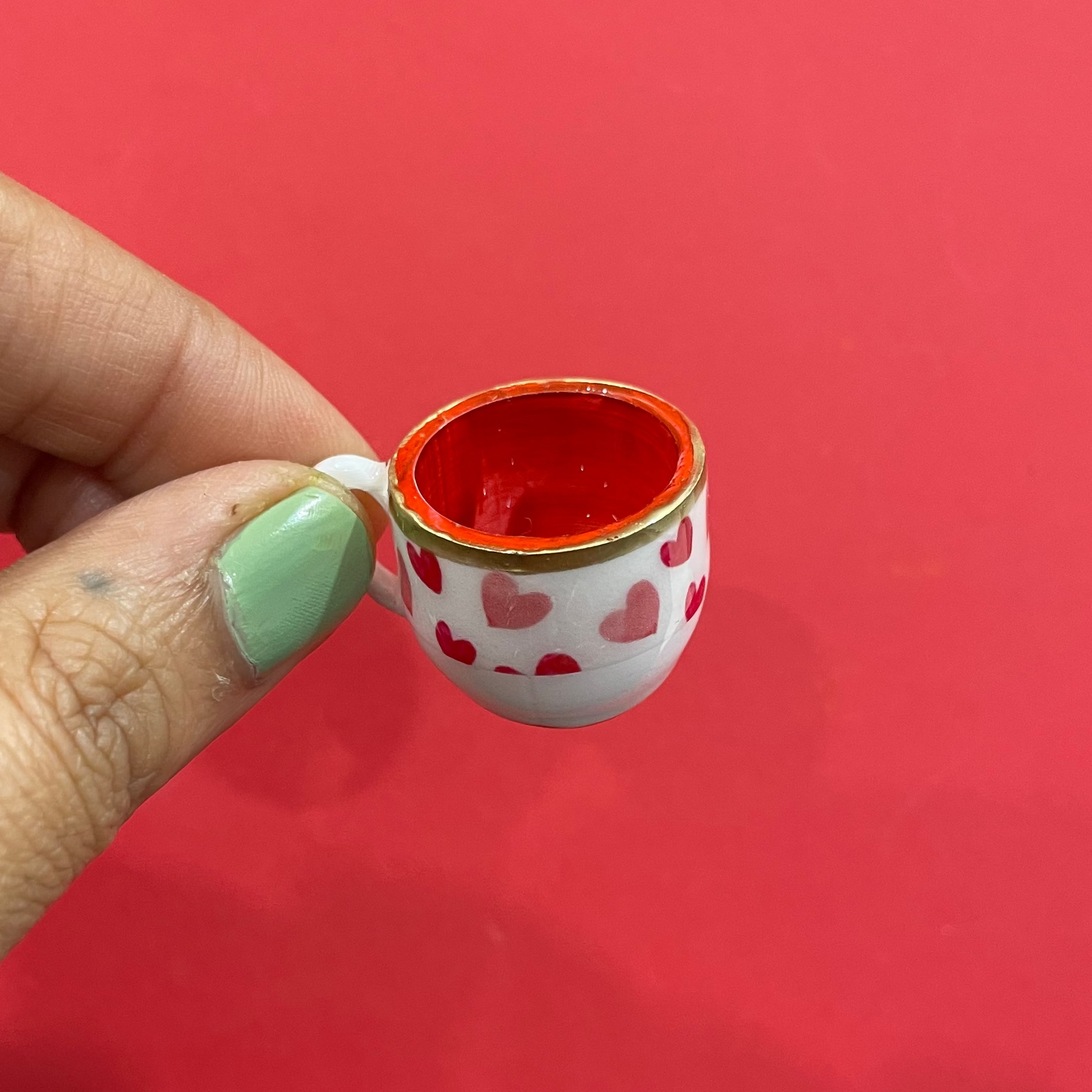 R001 - Resin Cup Charm - Waterproof & Adorable (20mm × 30mm) - ClartStudios - Polymer clay Jewellery