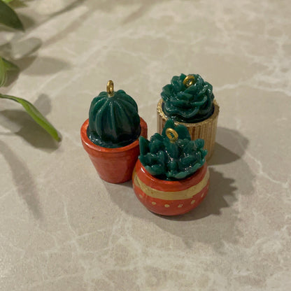 R013 - Succulent Plant Collection Charm - Waterproof & Adorable