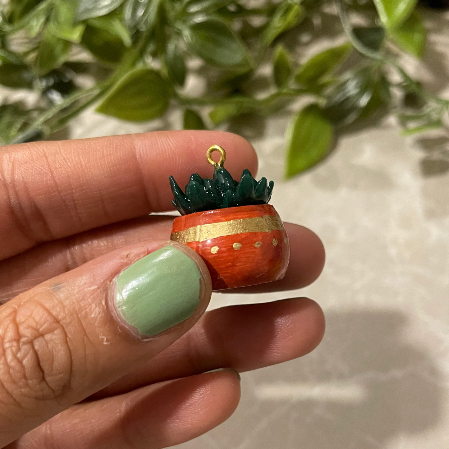 R013 - Succulent Plant Collection Charm - Waterproof & Adorable