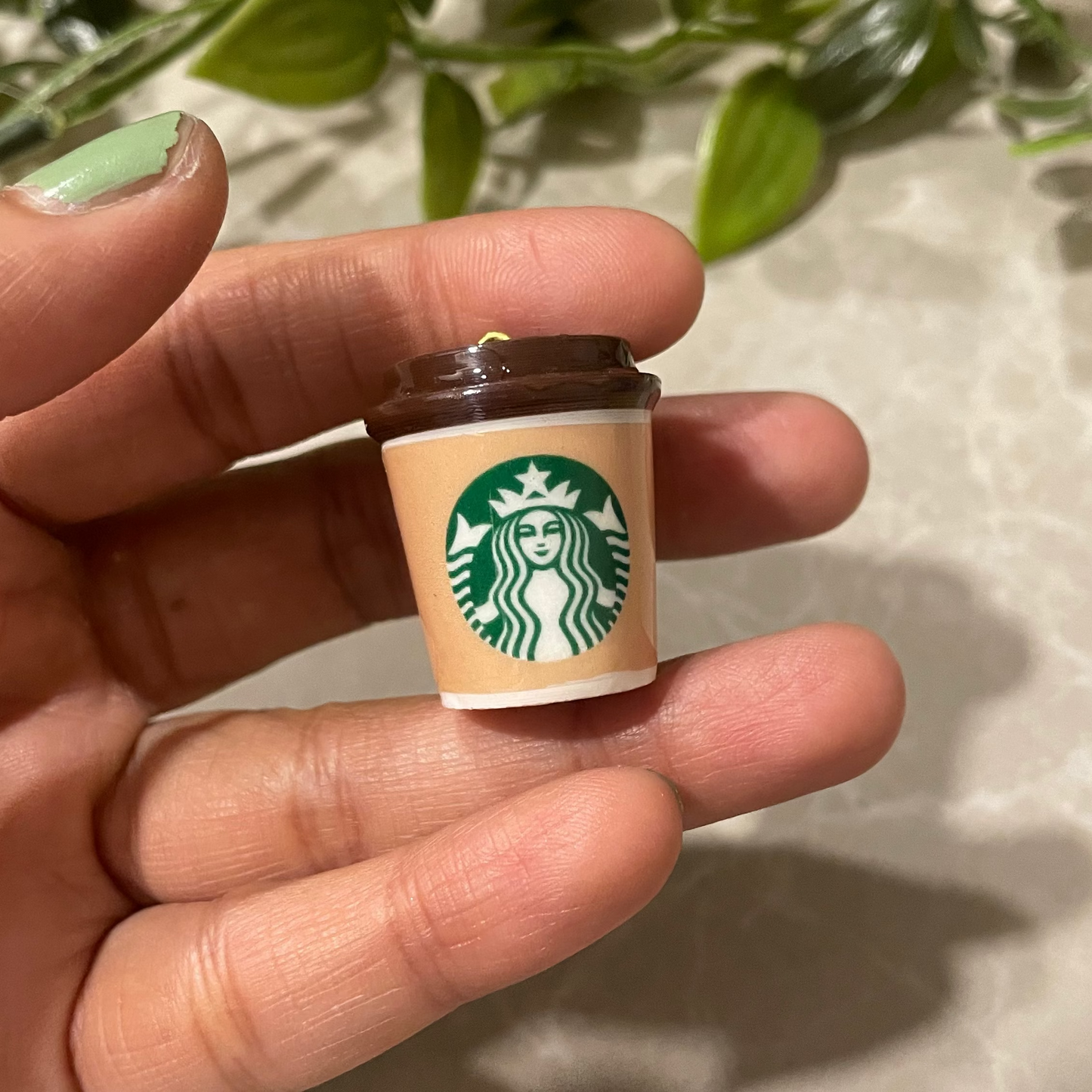 R011 - Hot Coffee from StarBucks Charm - Waterproof & Adorable