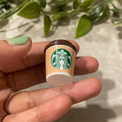 R011 - Hot Coffee from StarBucks Charm - Waterproof & Adorable