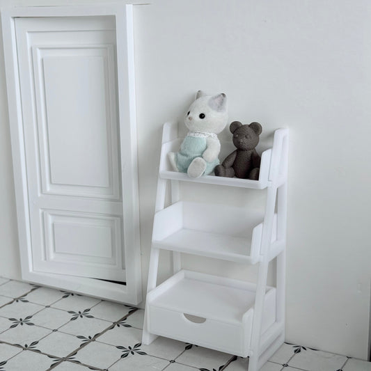 MiniCraft 3-Tier Display Shelf | 3D Printed Dollhouse Furniture - M001