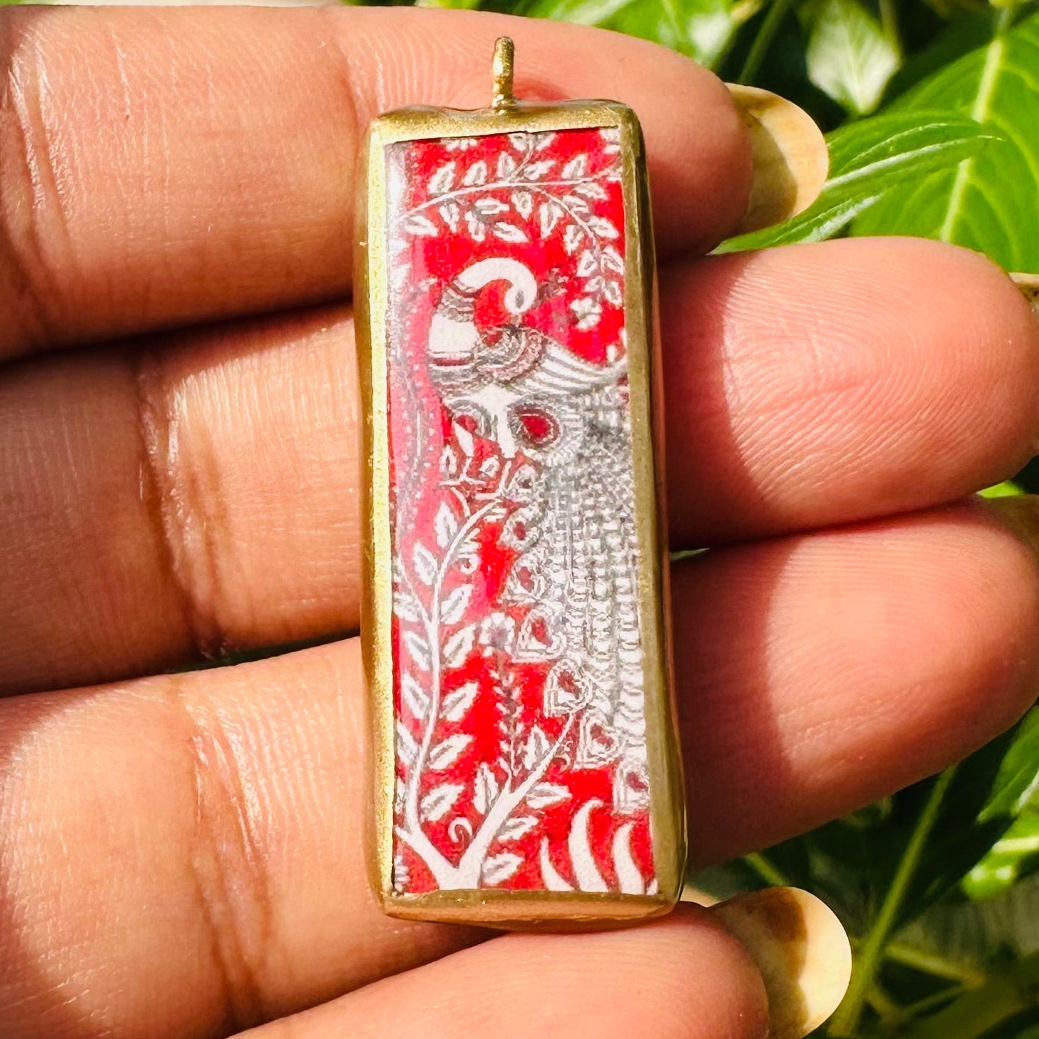 Traditional Peacock- Cold Porcelain Charms Pendant  (Dispatch Time 4-5 days) - ClartStudios - Polymer clay Jewellery