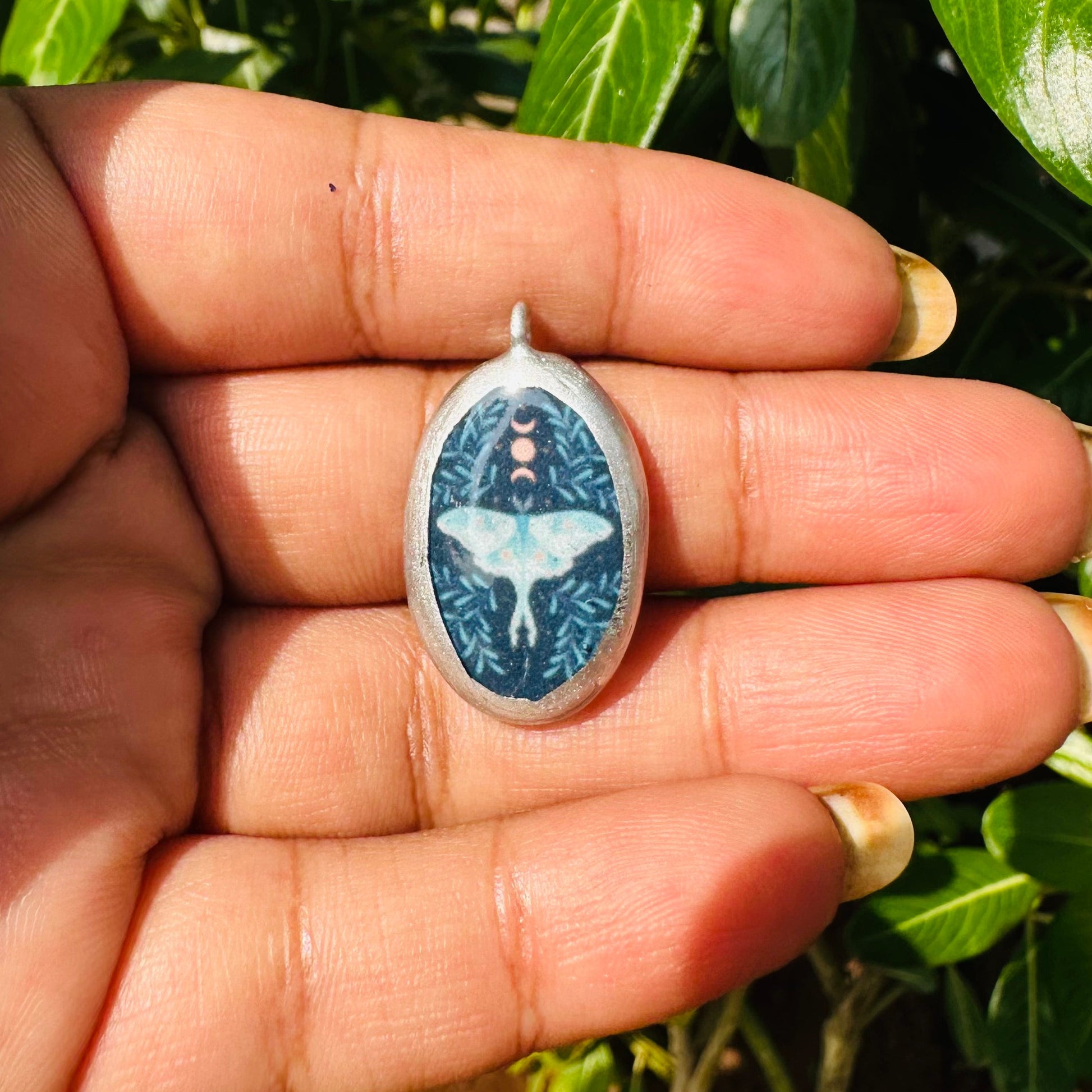 PO7-   Boho Theme- Cold Porcelain Charms Pendant (Dispatch in 7-9 Days) - ClartStudios - Polymer clay Jewellery