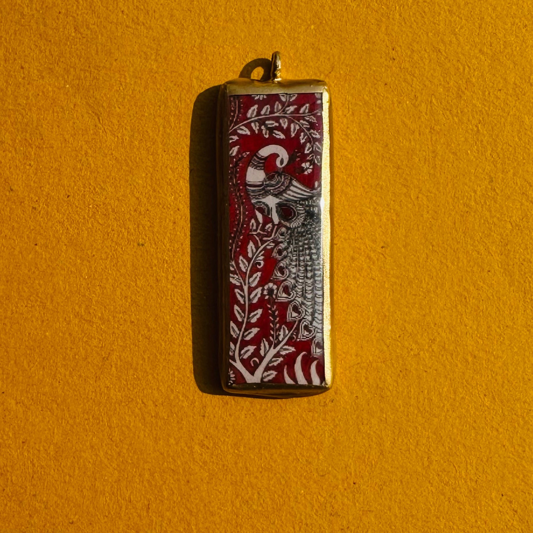 Traditional Peacock- Cold Porcelain Charms Pendant  (Dispatch Time 4-5 days) - ClartStudios - Polymer clay Jewellery