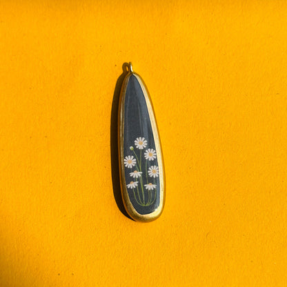 Daisy Farm - Cold Porcelain Charms Pendant  (Dispatch Time 4-5 days) - ClartStudios - Polymer clay Jewellery