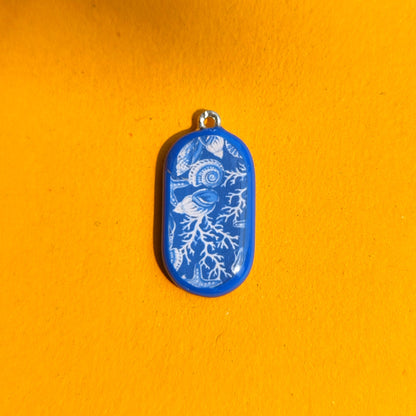 Blue Underwater Themed - Cold Porcelain Charms Pendant  (Dispatch Time 4-5 days) (Copy) - ClartStudios - Polymer clay Jewellery