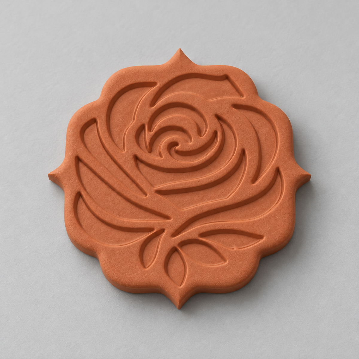 Islamic Rose Polymer Clay Cutter | 137 - ClartStudios - Polymer clay Jewellery