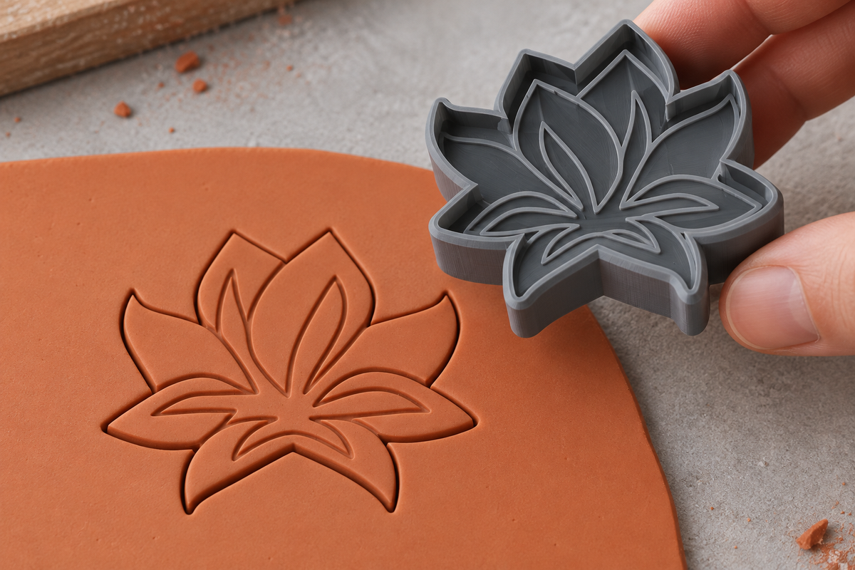 Lily Polymer Clay Cutter | 138 - ClartStudios - Polymer clay Jewellery