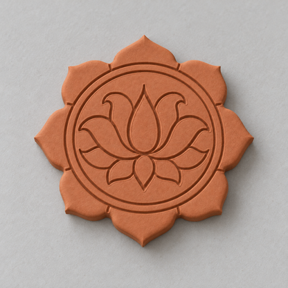 Lotus Mandala Polymer Clay Cutter | 140 - ClartStudios - Polymer clay Jewellery