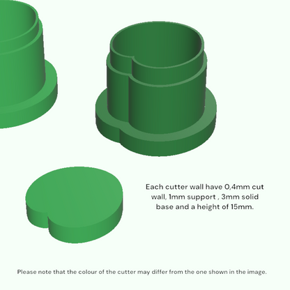 Petal - C0028 - Strip Micro cutter for clay - ClartStudios - Polymer clay Jewellery