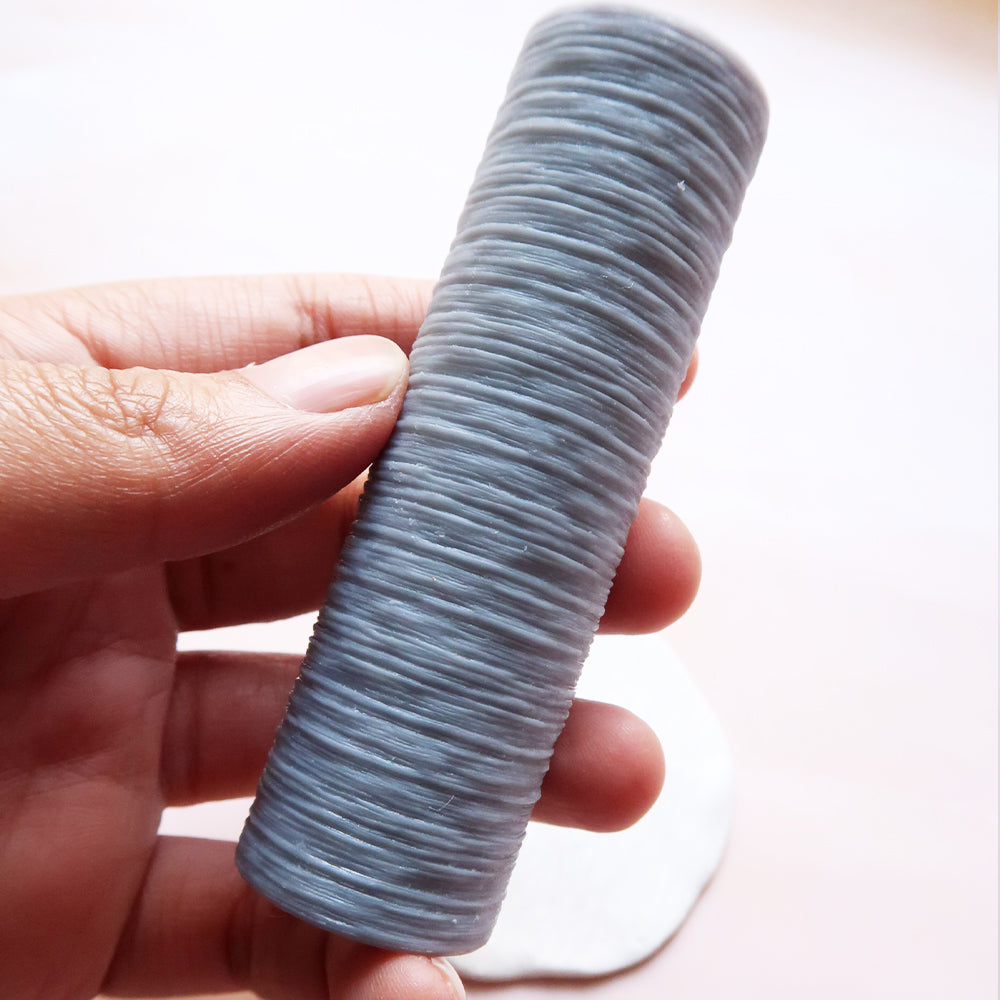 Metal Brush Lines Texture Roller - ClartStudios - Polymer clay Jewellery