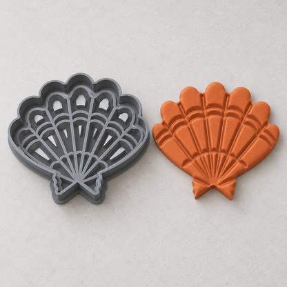 Mermaid Seashell Polymer Clay Cutter | 189 - ClartStudios - Polymer clay Jewellery