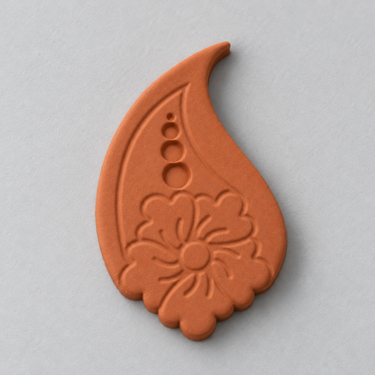 Paisley Flower Polymer Clay Cutter | 166 - ClartStudios - Polymer clay Jewellery