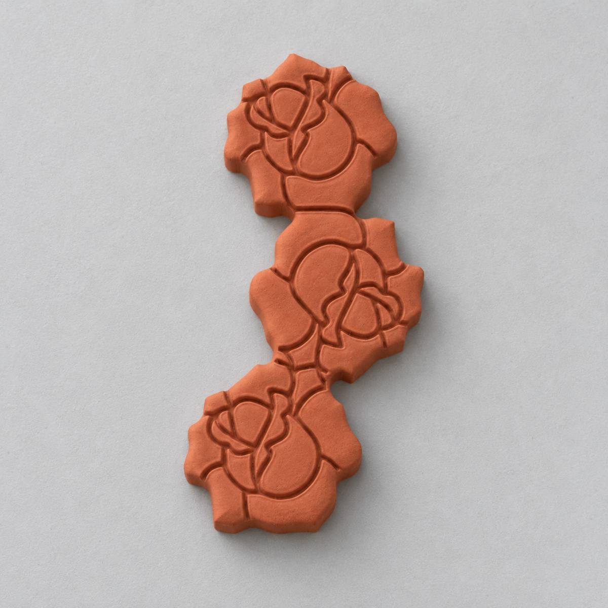Triple Rose Drop Polymer Clay Cutter | 169 - ClartStudios - Polymer clay Jewellery