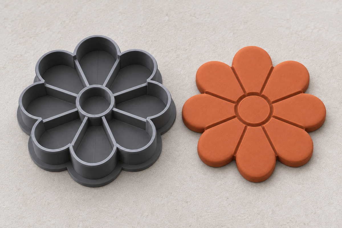 Retro Daisy Polymer Clay Cutter | 170 - ClartStudios - Polymer clay Jewellery
