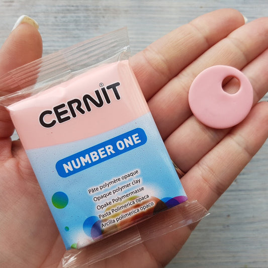 Cernit Number One Rose Pink - 56gms - ClartStudios - Polymer clay Jewellery