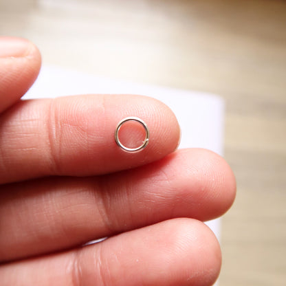 6mm Silver Jump ring (Pack of 100) - ClartStudios - Polymer clay Jewellery