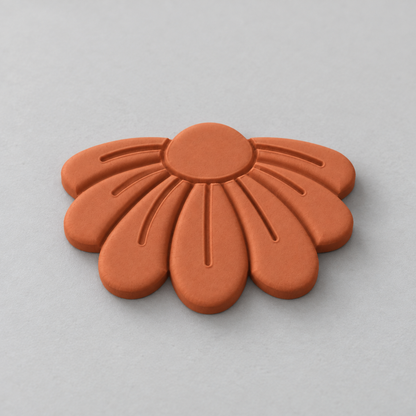 Half Daisy Polymer Clay Cutter | 120 - ClartStudios - Polymer clay Jewellery